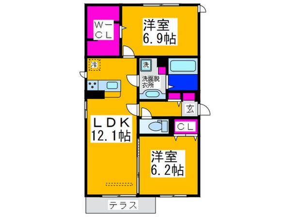 セレナイトの物件間取画像